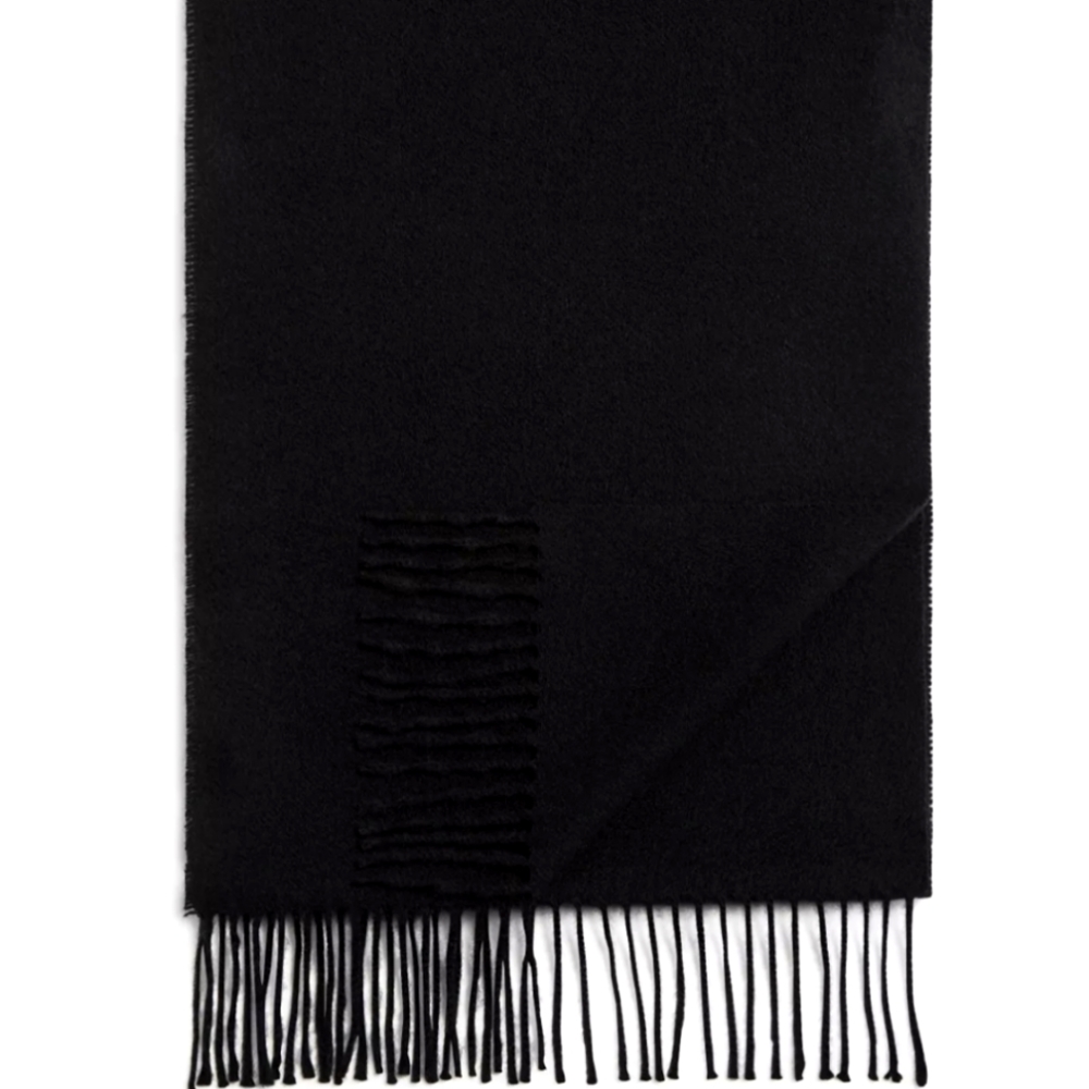 Cashmere scarf, black (s-001)